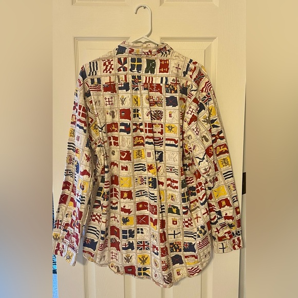 Tommy Hilfiger Flag Pattern Shirt - Red, Blue, White - Picture 2 of 3